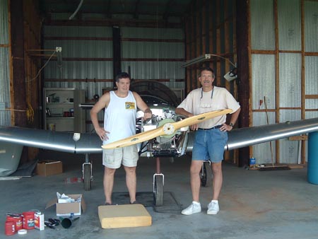 Steve & Mike with plane