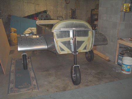 fuselage without turtledeck