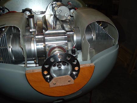 lower cowl install front view